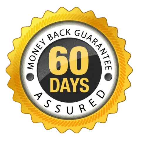 AquaSculpt 180 Days Money Back Guarantee Badge